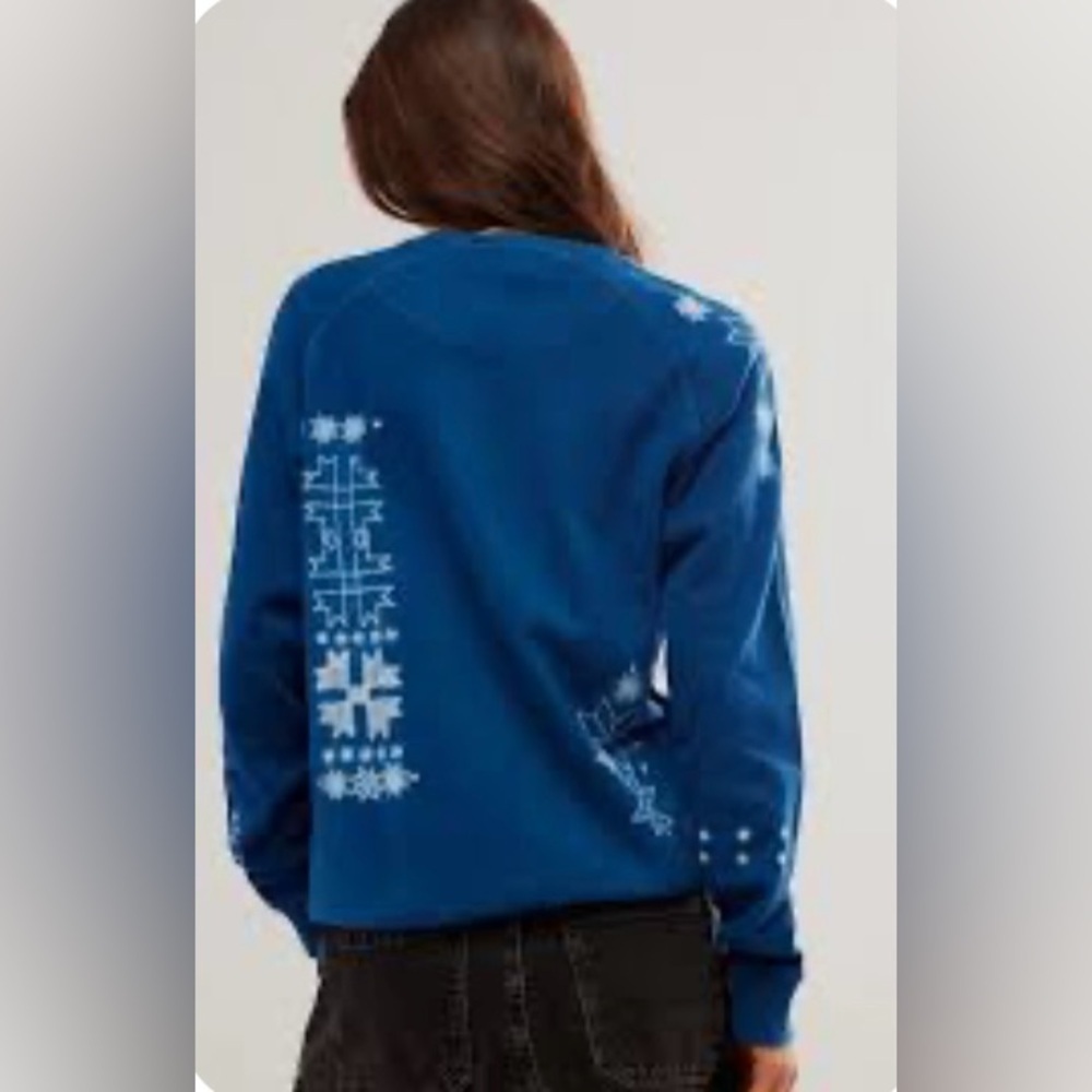 Free People Kolz Sweatshirt Size Small NWT - Picture 3 of 15